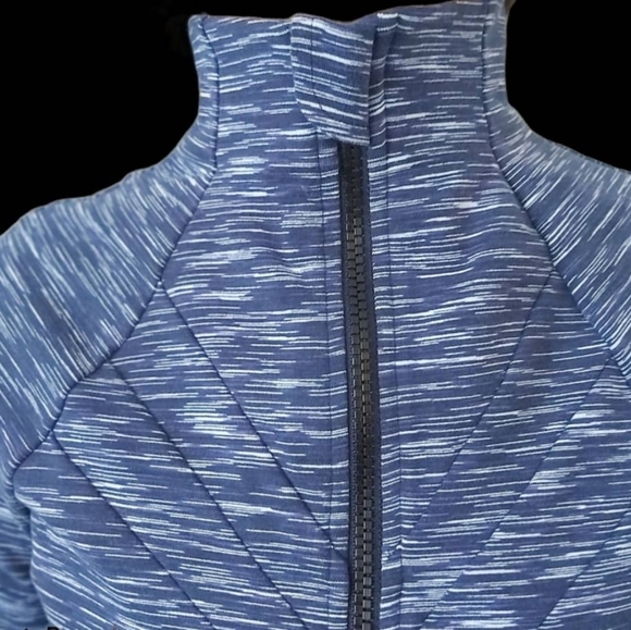 ALO Yoga Elite Jacket . Rich NAVY/Space DYE. - Picture 5 of 16